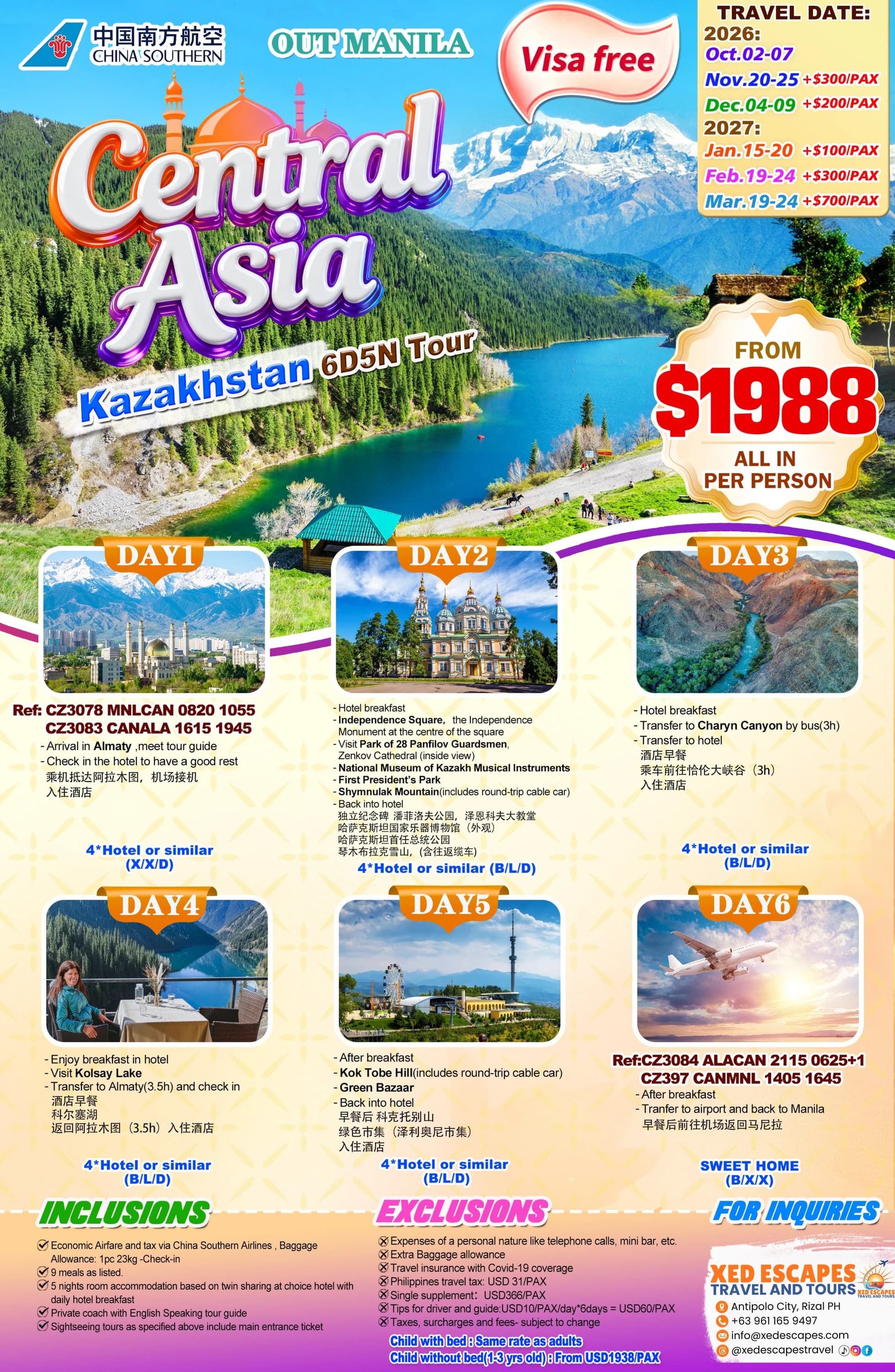 Central Asia: Kazakhstan Tour — Almaty, Kazakhstan