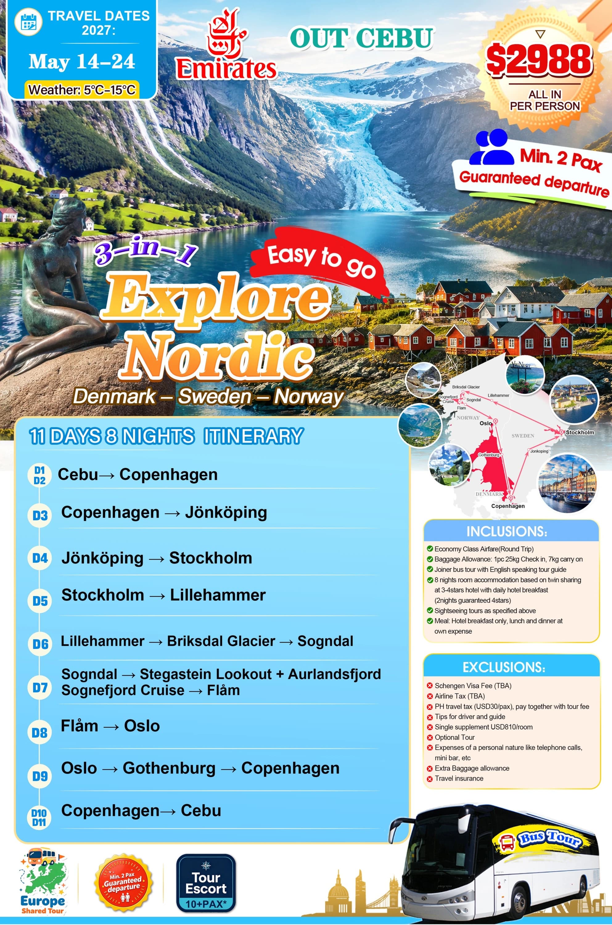 Explore Nordic: Denmark, Sweden & Norway — Denmark, Sweden & Norway